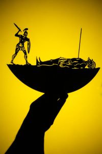 Read more about the article "Theseus  King of Athens" – Performance for children by the contemporary experimental shadow theatre, ParaMana Puppet Theatre