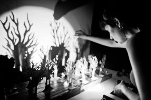 Read more about the article The girl who wanted to touch the crescent moon – a timeless fairytale for teenagers by the Contemporary experimental shadow theatre ParaMana Puppet Theatre